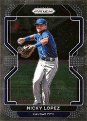 2022 Panini Prizm Base Set Nicky Lopez #129 card