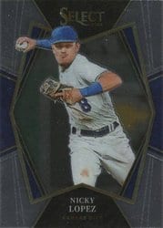 2022 Panini Select Base Set Nicky Lopez #154 card