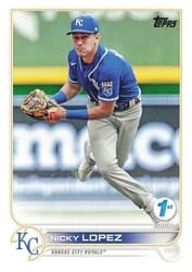 2022 Topps 1st Edition Base Set Nicky Lopez #76 card
