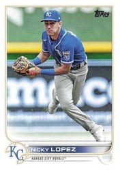 2022 Topps Base Set Nicky Lopez #76 card