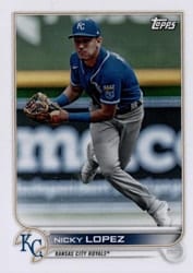 2022 Topps Mini Base Set Nicky Lopez #76 card