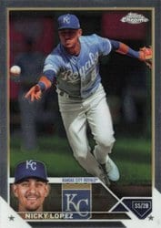2023 Topps Chrome Update Base Set Nicky Lopez #USC117 card