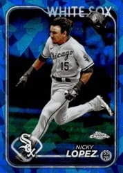 2024 Topps Chrome Sapphire Edition Base Set Nicky Lopez #687 card