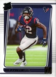 2021 Clearly Donruss Base Set Nico Collins #80 card