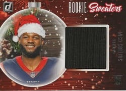 2021 Donruss Rookie Holiday Sweater Nico Collins #RS-NCO