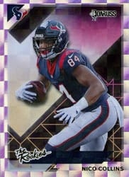 2021 Donruss The Rookies Nico Collins #TR-NCO card