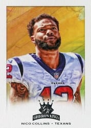 2021 Panini Chronicles Gridiron Kings Nico Collins #GK-32 card