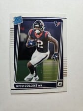 2021 Panini Donruss Optic Nico Collins Holo #230 card