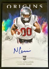 2021 Panini Origins Rookie Autographs Nico Collins #RA-NC card