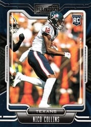 2021 Panini Playbook Base Set Nico Collins #127 card