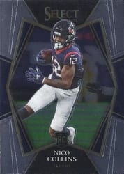 2021 Panini Select Base Set Nico Collins #169 card
