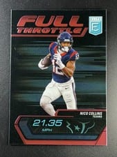 2024 Donruss Elite Full Throttle Nico Collins #25 card