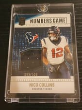 2024 Donruss Elite Numbers Game Jerseys Nico Collins #NG-NCO card