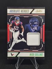 2024 Panini Absolute Absolute Heroes Memorabilia Nico Collins #AHM-NCS card