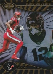 2024 Panini Illusions Base Set Nico Collins #33 card