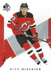 2018-19 SP Authentic Base Set Nico Hischier #73 card