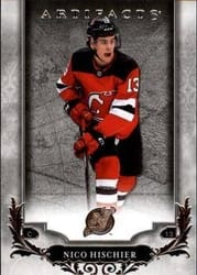 2018-19 Upper Deck Artifacts Base Set Nico Hischier #7 card