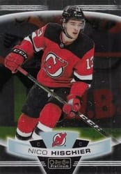 2019-20 O-Pee-Chee Platinum Base Set Nico Hischier #143 card