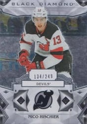 2019-20 Upper Deck Black Diamond Base Set Nico Hischier #BDB-NH card