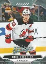 2019-20 Upper Deck MVP Base Set Nico Hischier #152 card