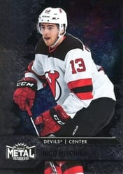 2020-21 SkyBox Metal Universe Base Set Nico Hischier #100 card