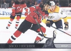2020-21 Upper Deck Base Set Nico Hischier #362 card