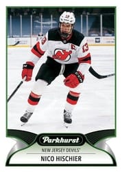 2021-22 Parkhurst Base Set Nico Hischier #48 card