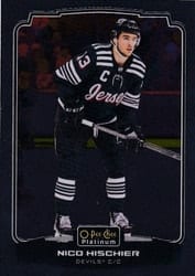 2022-23 O-Pee-Chee Platinum Base Set Nico Hischier #38 card