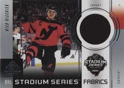 2024-25 SP Game Used 2024 Stadium Series Fabrics Nico Hischier #GSF-18 card