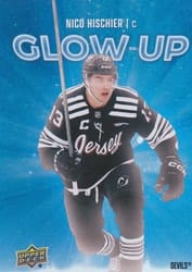 2025-26 Upper Deck Glow-Up Nico Hischier #GU-6 card