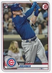 2020 Bowman Base Set Nico Hoerner #72 card