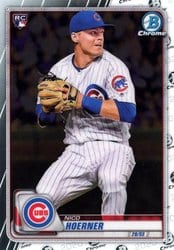 2020 Bowman Chrome Base Set Nico Hoerner #44 card