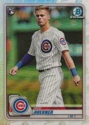 2020 Bowman Chrome Base Set Nico Hoerner #44b card