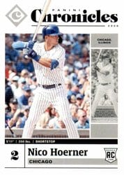 2020 Panini Chronicles Base Set Nico Hoerner #33 card