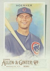 2020 Topps Allen & Ginter Base Set Nico Hoerner #199 card