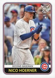 2020 Topps Big League Base Set Nico Hoerner #139 card