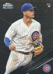 2020 Topps Chrome Black Base Set Nico Hoerner #6 card