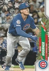 2020 Topps Holiday Base Set Nico Hoerner #HW111 card