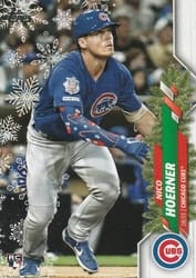 2020 Topps Holiday Base Set Nico Hoerner #HW111b card