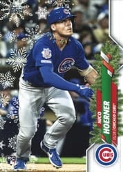 2020 Topps Holiday Base Set Nico Hoerner #HW111d card