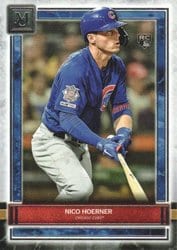 2020 Topps Museum Collection Base Set Nico Hoerner #18 card