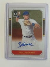 2021 Donruss Optic Retro 1987 Signatures Nico Hoerner #RS87-NH card