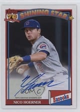 2021 Topps Archives 1991 Bazooka Shining Stars Autographs Nico Hoerner #91BZA-NH card