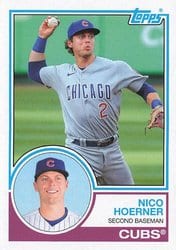 2021 Topps Archives Base Set Nico Hoerner #168 card