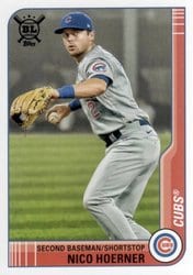 2021 Topps Big League Base Set Nico Hoerner #131 card