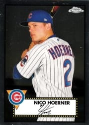 2021 Topps Chrome Platinum Anniversary Base Set Nico Hoerner #152 card