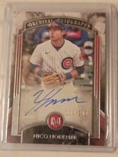 2022 Topps Museum Collection Archival Autographs Nico Hoerner #AA-NH card