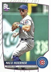 2023 Topps Big League Base Set Nico Hoerner #188 card