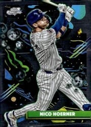 2025 Topps Cosmic Chrome Base Set Nico Hoerner #57 card