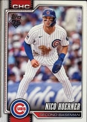 2026 Topps Base Set Nico Hoerner #5 card